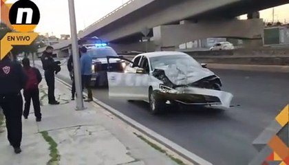 Conductor detenido tras intentar huir de sitio donde colisionó