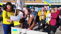 Ukrainian community in Crawley protest Putin's War