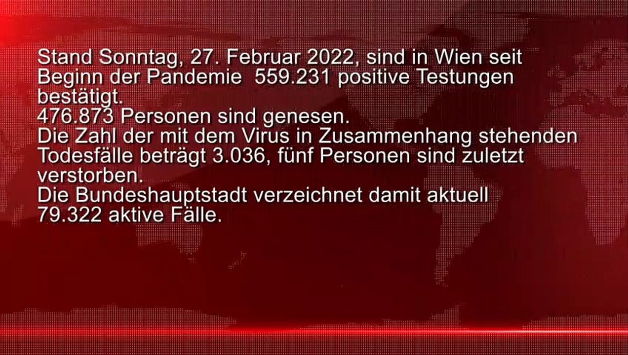 Corona News Wien Stand 27.02.2022