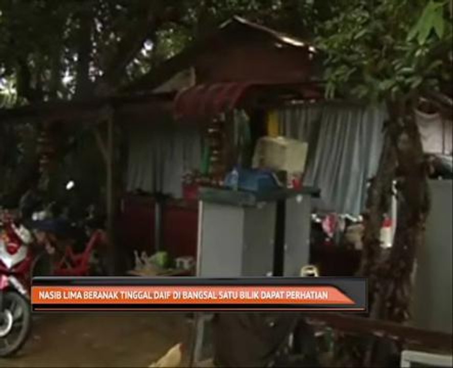 Nasib lima beranak tinggal daif di bangsal satu bilik dapat perhatian