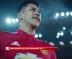 Alexis Sanchez sarung jersi nombor 7 Manchester United