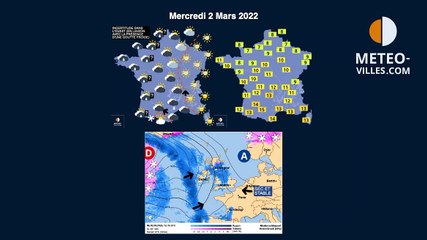 prévisions météo du dimanche 27 février 2022