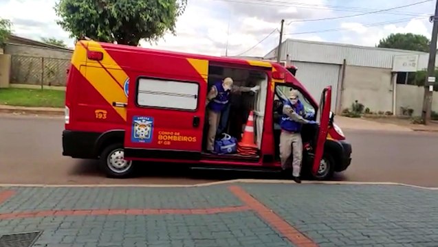 Homem fica ferido após se envolver em acidente na Rua Rio da Paz