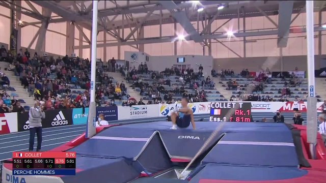 Collet crée la surprise à la perche - Athlé - Indoor - ChF