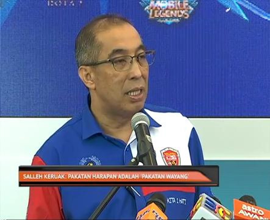 Salleh Keruak: Pakatan Harapan adalah "Pakatan Wayang"