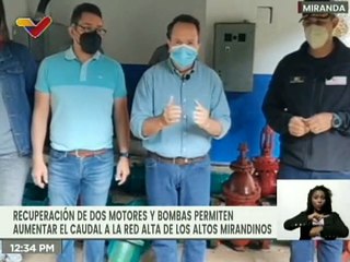 Ministerio de Atención a las Aguas incrementa el caudal de la red en los Altos Mirandinos