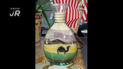 #AWANIJr: Keunikan 'Botol Pasir Jordan'