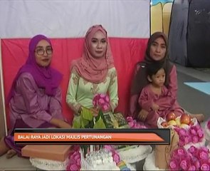 Balai Raya jadi lokasi majlis pertunangan
