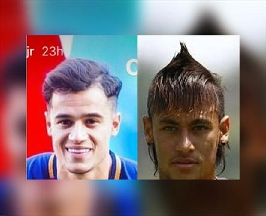 Neymar kutuk fesyen rambut Coutinho