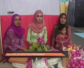 Balai raya jadi lokasi majlis pertunangan