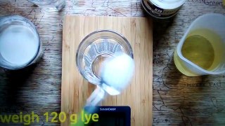 How to make shampoo bars with melt and pour - Making shampoo bars at home - Shampoo making recipe