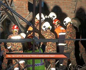 PMU TNB runtuh, seorang pekerja Bangladesh maut