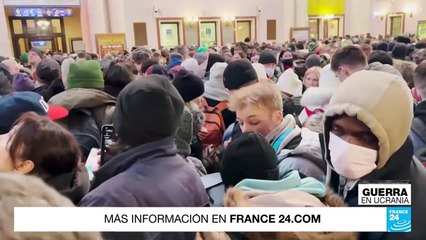 Ucrania: la ciudad de Lviv se convirtió en la puerta de salida para huir de la invasión rusa