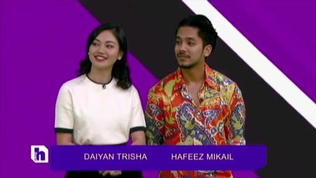 hLive! Bersama pelakon filem Busker, Daiyan Trisha & Hafeez Mikail