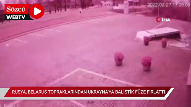 Rusya, Belarus topraklarından Ukrayna'ya balistik füze fırlattı