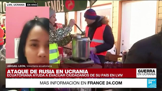 Abigail León: Estamos viendo cómo ayudamos a los ecuatorianos en Ucrania a salir del país
