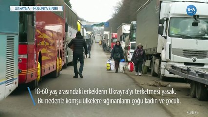Sınırda Kilometrelerce Uzunluğunda Araç Kuyruğu