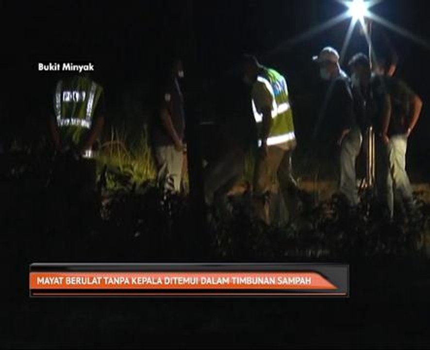 Mayat berulat tanpa kepala ditemui dalam timbunan sampah