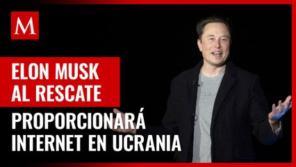 Compañía de Elon Musk proporciona sistema de internet satelital en Ucrania