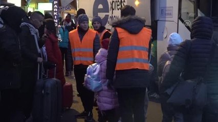 Rusya'nın Ukrayna'ya saldırıları sürerken siviller Polonya'ya gelmeye devam ediyor