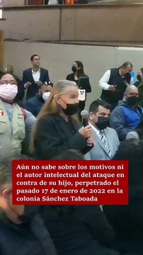 Eglantina exige que no quede impune el asesinato de su hijo Margarito Martínez.