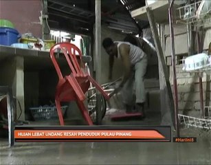 Hujan lebat undang resah penduduk Pulau Pinang