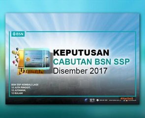 Pemenang cabutan BSN SSP Disember 2017