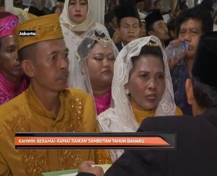 Kahwin beramai-ramai raikan sambutan tahun baharu