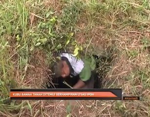 Kubu bawah tanah ditemui berhampiran LTSAS Ipoh