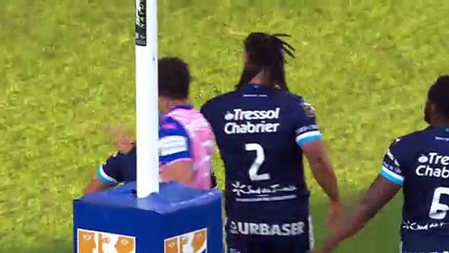 TOP 14 - Essai de Zach MERCER (MHR) - Montpellier Hérault Rugby - Stade Français Paris - J19 - Saison 2021/2022