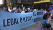 Miles de personas rechazan la despenalización del aborto en Colombia