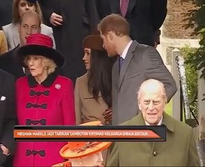 Meghan Markle jadi tarikan sambutan Krismas keluarga diraja Britain