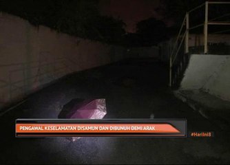 Pengawal keselamatan disamun dan dibunuh demi arak
