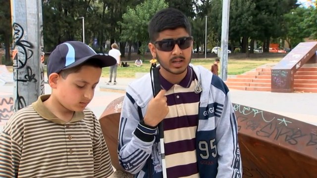 Brothers Abdul and Mo Syed take up skateboarding despite being legally blind