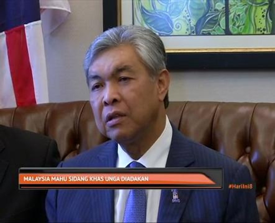 Malaysia mahu sidang khas UNGA diadakan