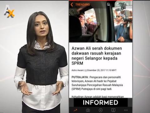 Azwan Ali serah dokumen dakwaan rasuah kerajaan negeri Selangor kepada SPRM