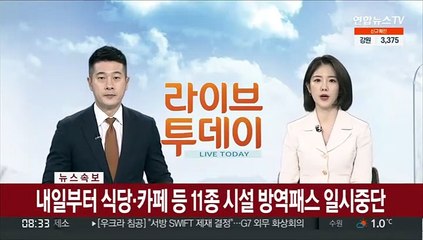 Скачать видео: [속보] 내일부터 식당·카페 등 11종 시설 방역패스 일시중단