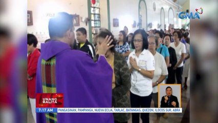 Pagpapahid ng abo sa noo, papayagan na ulit sa Ash Wednesday | UB