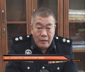 Buat laporan polis dengan kadar segera