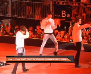 Vokalis utama SHINee, Jonghyun, meninggal dunia pada usia 27 tahun