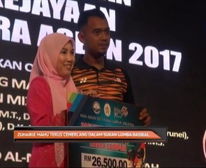Zuhairie mahu terus cemerlang dalam sukan lumba basikal