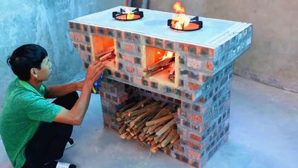 Keren !! Tungku kayu indah dan bagus seperti robot