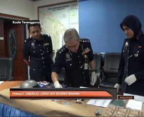 Peragut diberkas lapan jam selepas jenayah