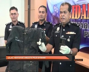 Lelaki menyamar anggota polis ditahan
