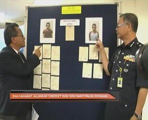 Dua sahabat jalankan sindiket jual sijil sakit palsu ditahan