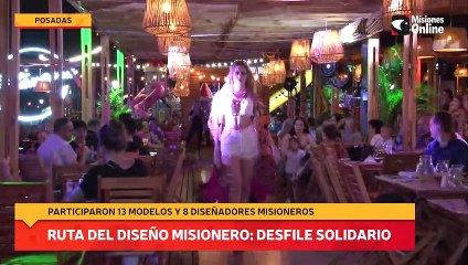 Ruta del diseño Misionero desfile solidario