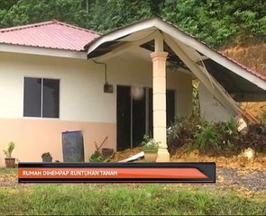 Rumah dihempap runtuhan tanah