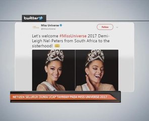 Netizen seluruh dunia ucap tahniah pada Miss Universe 2017