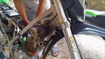SERVICE SEPEDA MOTOR MATI KARNA DI CUCI... KOK BIS YA...