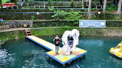 Wisata Cubiru cicerem Kuningan Air nya Biru gais